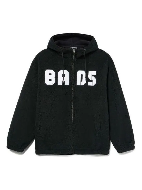 Куртка badfive logo куртка с капюшоном и застежкой-молнией Li-Ning — изображение 1 из 4, черный/белый