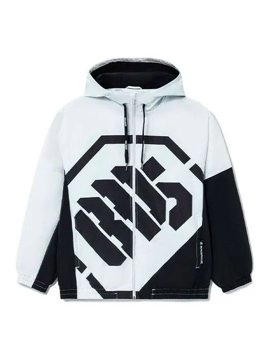 Куртка bad five sports баскетбольная куртка с капюшоном Li-Ning — изображение 1 из 2, белый/черный