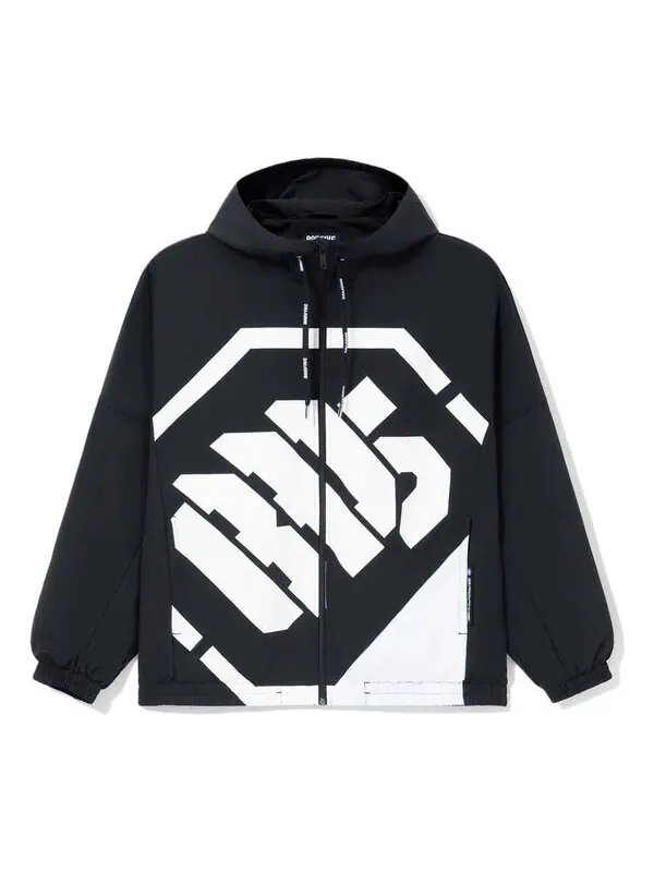 Куртка badfive sports баскетбольная куртка с капюшоном Li-Ning — изображение 1 из 2, черный/белый