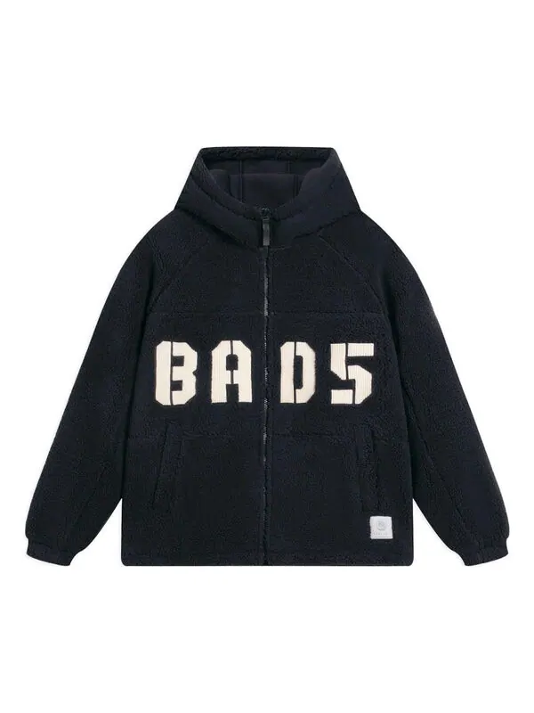 Куртка badfive logo флисовая куртка на молнии Li-Ning — изображение 1 из 2, черный/белый
