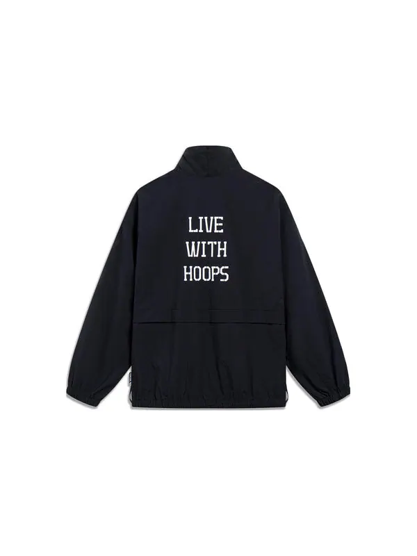 Куртка badfive live с графическим принтом обручей Li-Ning — изображение 2 из 2, черный/белый