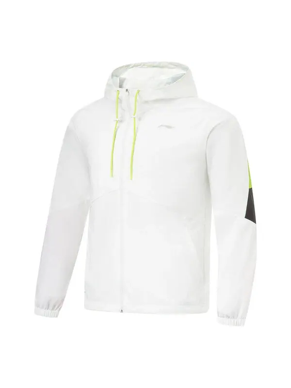 Куртка тренировочные серии куртка с капюшоном Li-Ning — изображение 1 из 2, белый/черный