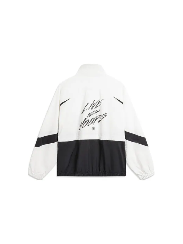 Куртка badfive hoops графическая куртка Li-Ning — изображение 2 из 2, белый/черный
