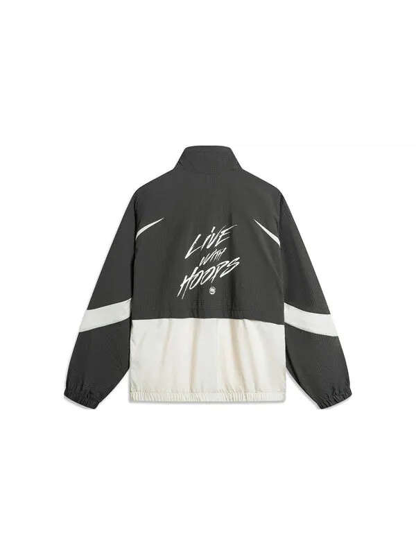 Куртка badfive графическая куртка Li-Ning — изображение 2 из 2, серый/белый