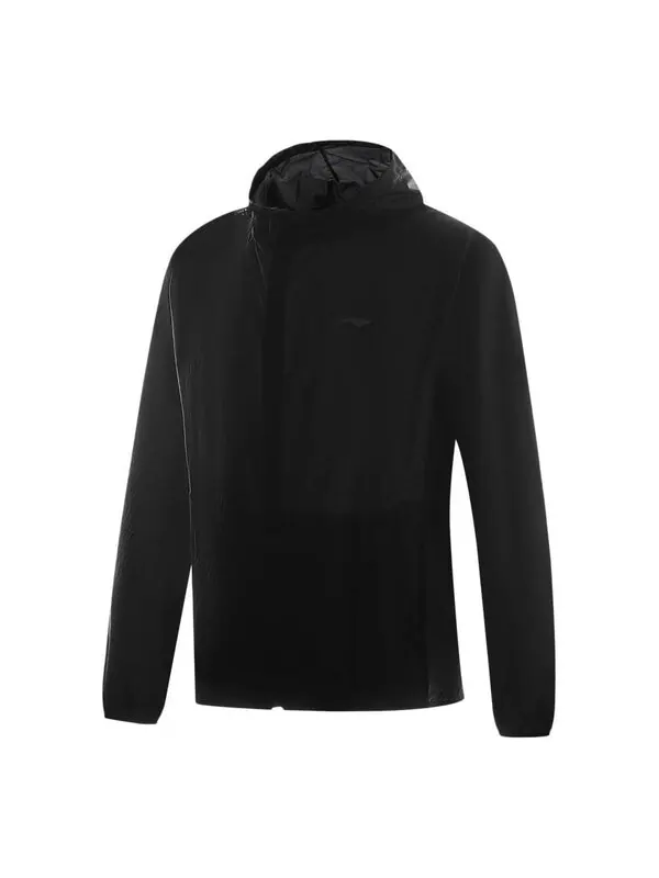 Куртка логотип спортивная ветровка Li-Ning — изображение 1 из 2, черный