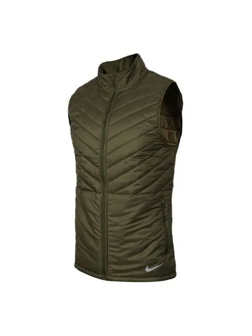 Жилет мужской спортивный хлопковый жилет Militarygreen Army Green Nike — изображение 1 из 4, зеленый