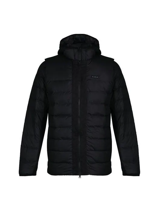 Пуховик Men's Nike Casual Hooded Black Down Jacket — изображение 1 из 4, черный