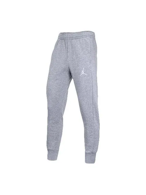 Спортивные штаны Air Jordan FLIGHT FLEECE Fleece Lined Casual Sports Long Pants light grey — изображение 1 из 2