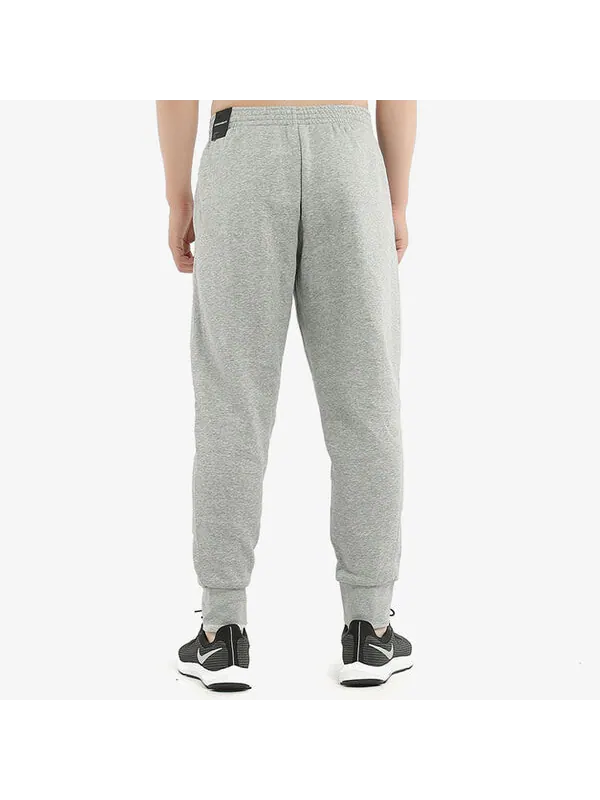 Спортивные штаны Men's Air Jordan Flight Fleece Embroidered Logo Fleece Lined Bundle Feet Sports — изображение 3 из 4, серый