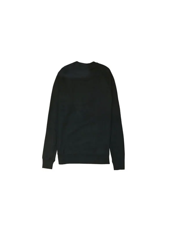 Толстовка Men's Air Jordan Solid Color Sports Round Neck Pullover Long Sleeves Black — изображение 2 из 3, черный