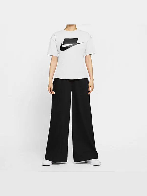 Футболка спортивная грудь классика большой логотип короткий рукав Nike — изображение 4 из 4, белый