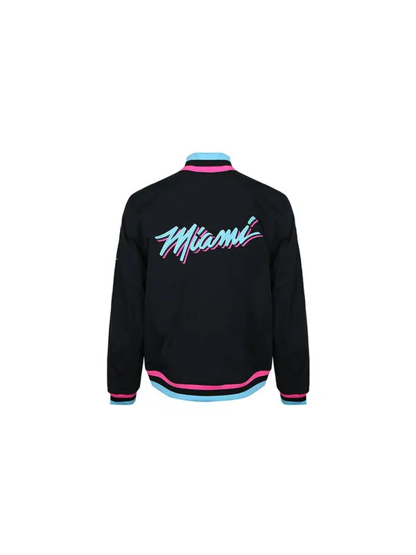 Куртка Men's Nike NBA Miami Heat Black Jacket — изображение 2 из 4, черный