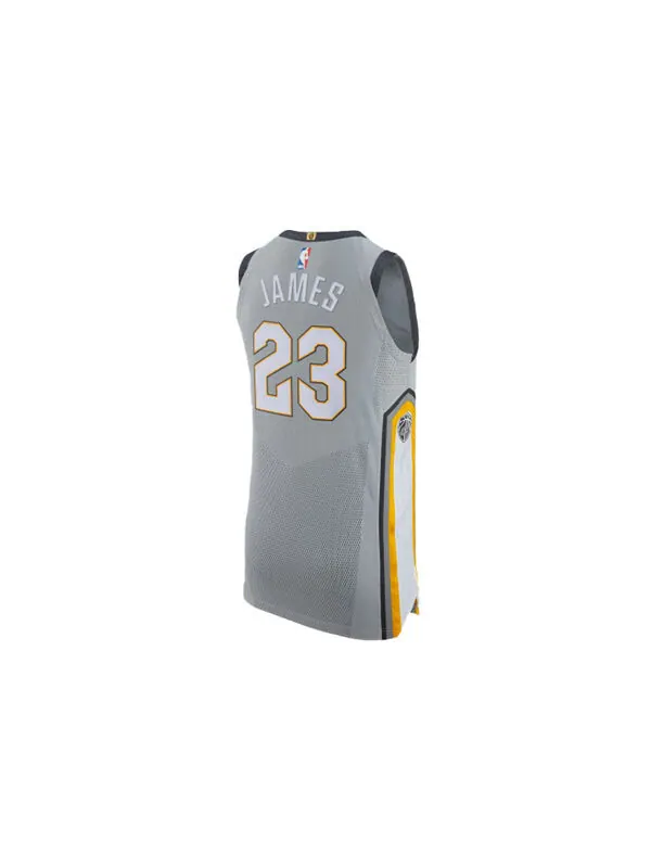 Спортивная футболка nba cleveland cavaliers lebron james city edition authentic jersey au gray Nike — изображение 2 из 2