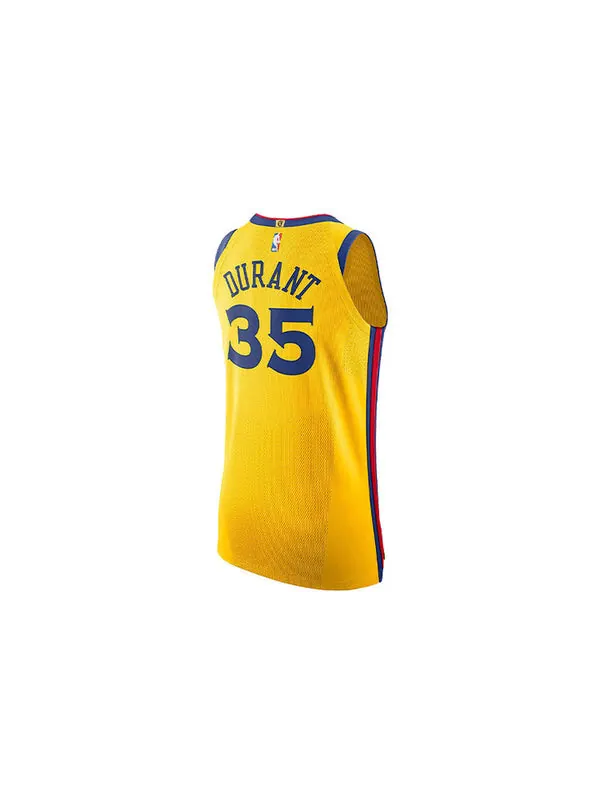 Майка Nike NBA Golden State Warriors Kevin Durant City Version Durant AU Jersey Yellow — изображение 2 из 3, желтый