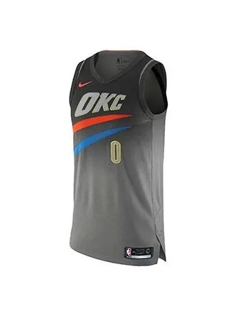 Футболка russell westbrook city edition подлинные Футболка au grey Nike — изображение 1 из 2, серый