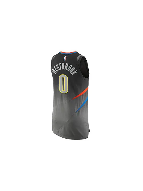 Футболка russell westbrook city edition подлинные Футболка au grey Nike — изображение 2 из 2, серый