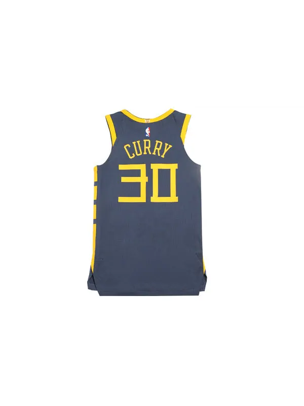 Спортивная футболка nba golden state warriors au player edition jersey blue gray Nike — изображение 2 из 4, серый