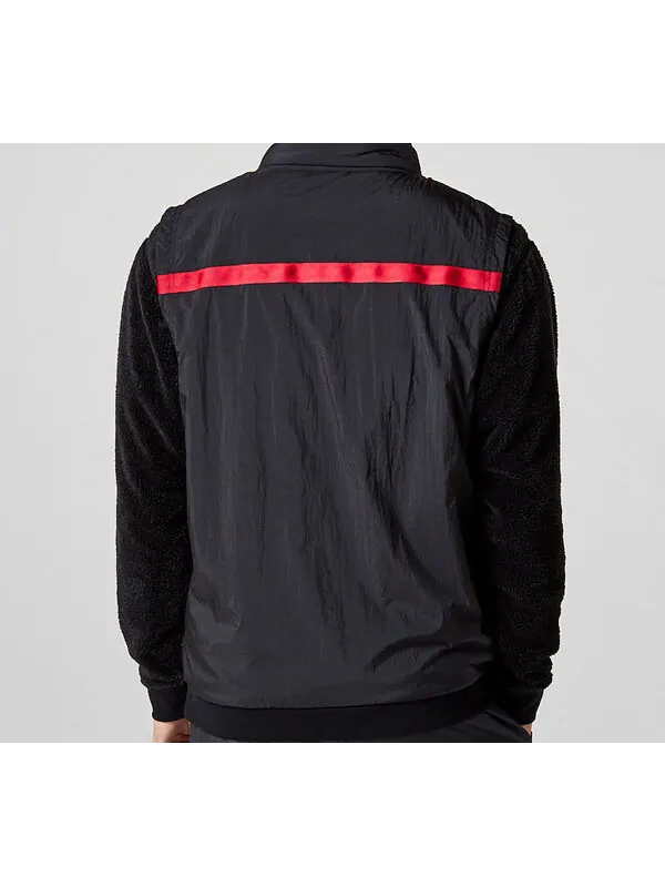 Куртка Air Jordan Sports Pullover Fleece Lined Jacket Black — изображение 4 из 4, черный