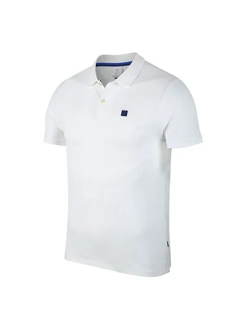 Футболка Nike Casual Sports Tennis Short Sleeve Polo Shirt White — изображение 1 из 4, белый