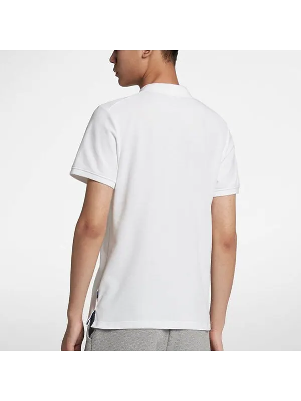 Футболка Nike Casual Sports Tennis Short Sleeve Polo Shirt White — изображение 4 из 4, белый
