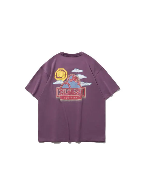 Футболка badfive x xlarge crossover с коротким рукавом Li-Ning — изображение 2 из 2, фиолетовый