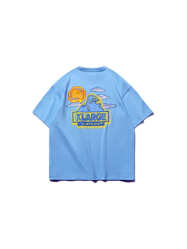 Футболка badfive x xlarge crossover с коротким рукавом Li-Ning — изображение 2 из 2, синий