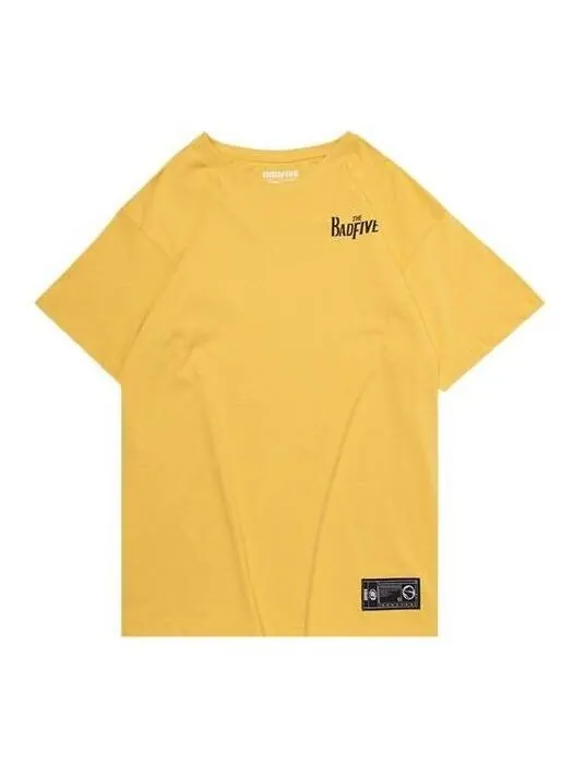 Футболка Bad Five Basketball Series Pattern Tee Li-Ning — изображение 1 из 2, желтый/черный