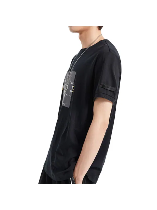 Футболка way of wade flash print tee Li-Ning — изображение 4 из 4, черный