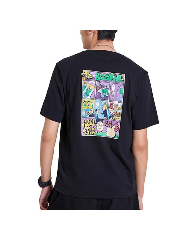Футболка badfive basketball series element printing tee Li-Ning — изображение 4 из 4, черный