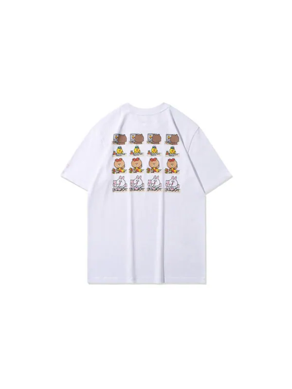 Футболка x line friends графическая футболка Li-Ning — изображение 2 из 2, белый/мульти