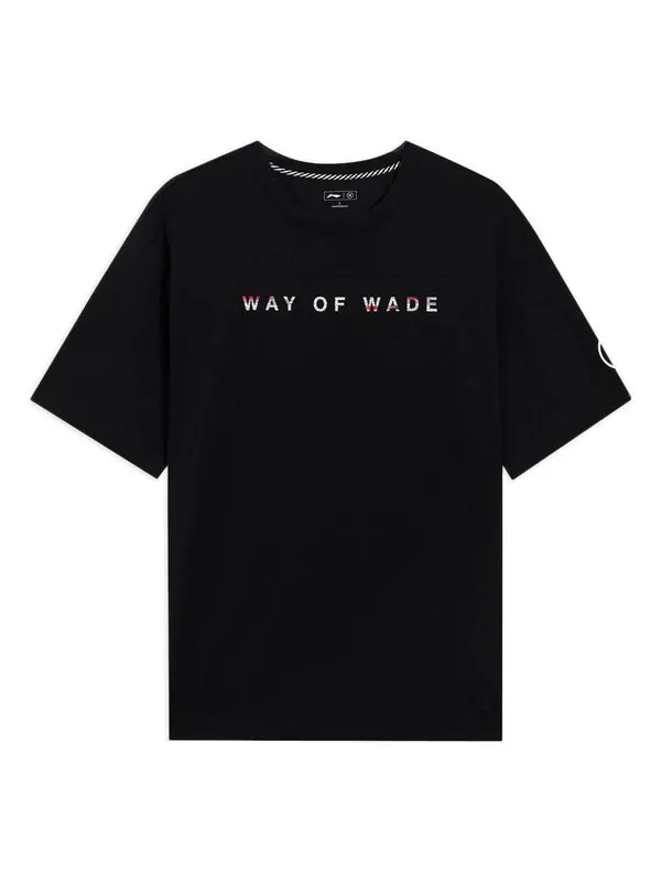 Футболка свободная футболка с графическим принтом way of wade code Li-Ning — изображение 1 из 2, черный/мульти