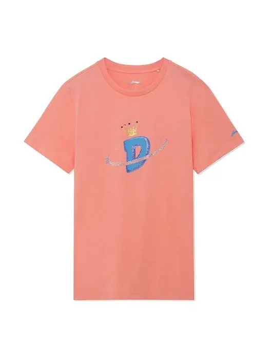 Футболка Li-Ning x Ding-Ning Table Tennis Tee 'Fluorescence Orange' — изображение 1 из 4, оранжевый