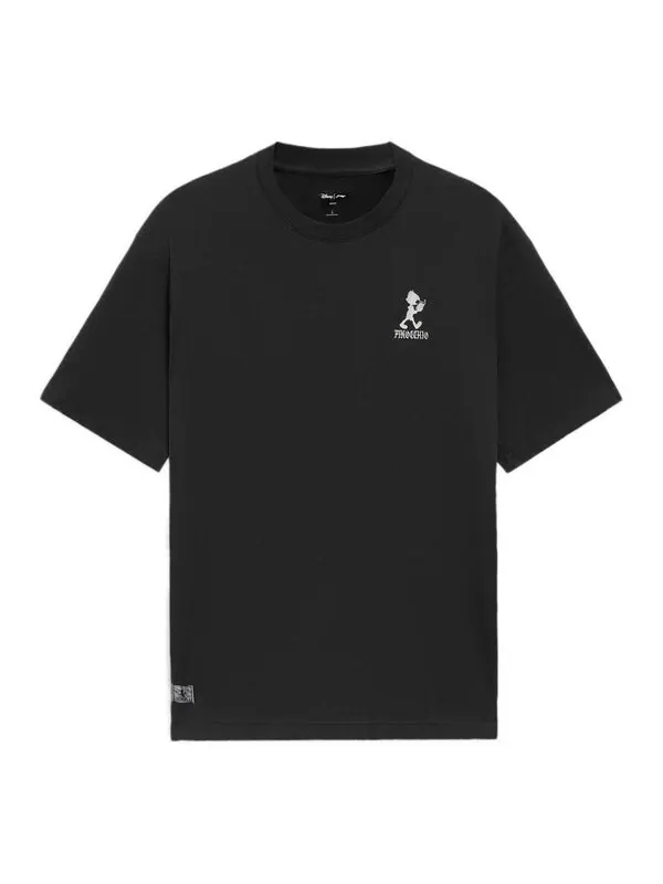 Футболка с рисунком Диснея Пиноккио Li-Ning — изображение 1 из 2, черный/белый