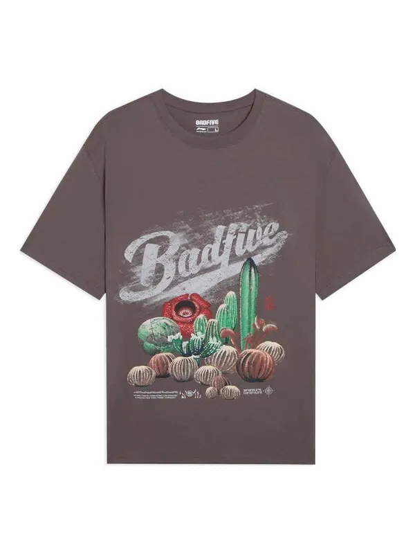 Футболка badfive plants графическая футболка Li-Ning — изображение 1 из 2, мульти