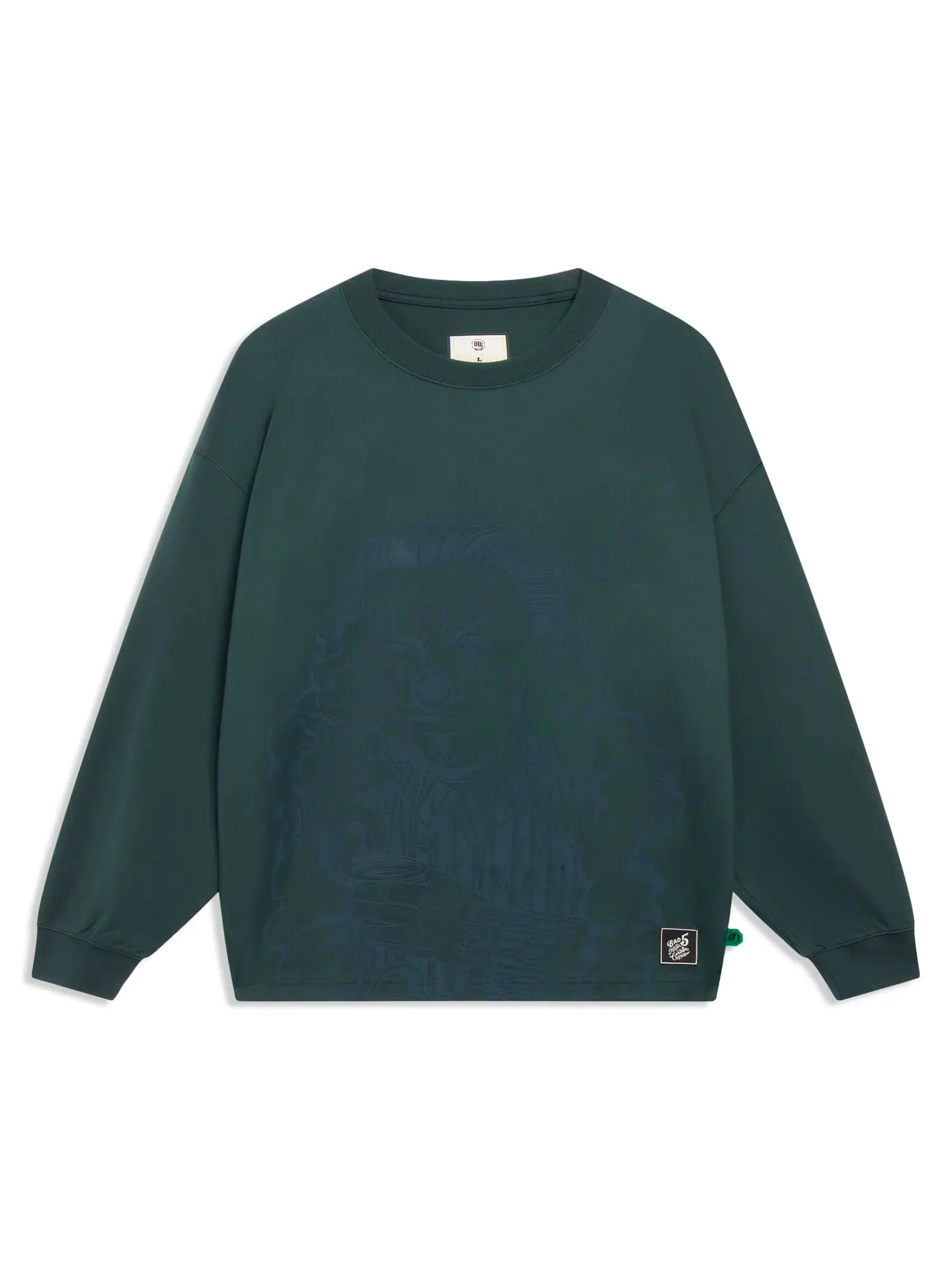 Спортивная толстовка Li-Ning BadFive Graphic Sweatshirt 'Green' AHSSF27-2 — изображение 1 из 2, зеленый