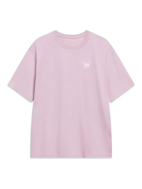 Футболка с рисунком бабочки Li-Ning — изображение 1 из 2, розовый/мульти