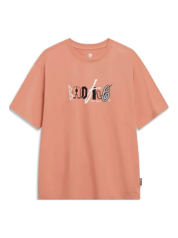Футболка с рисунком badfive Li-Ning — изображение 1 из 2, оранжевый/мульти