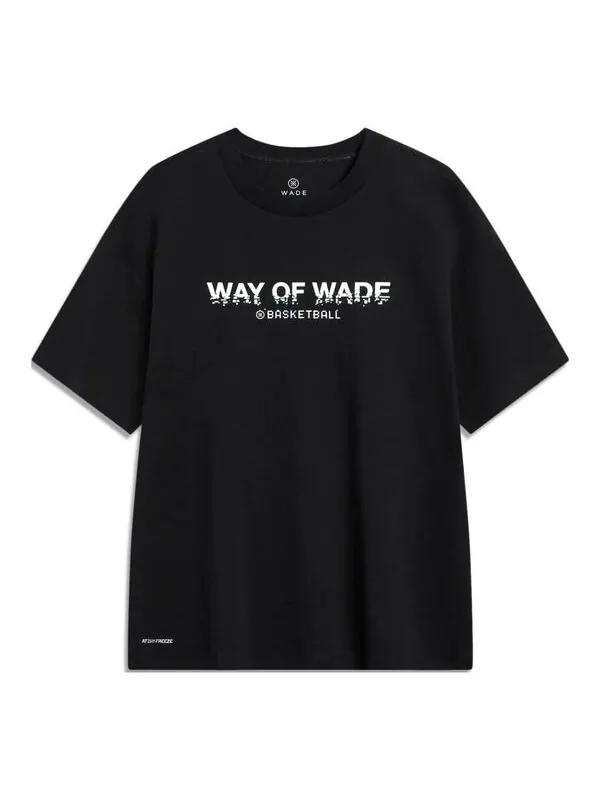 Футболка с коротким рукавом way of wade Li-Ning — изображение 1 из 2, черный/белый