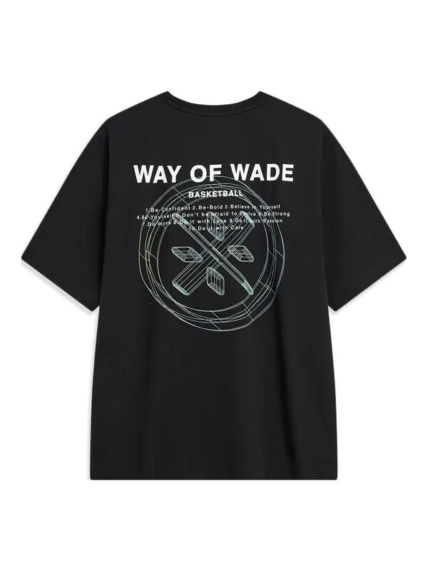 Футболка way of wade Li-Ning — изображение 1 из 2, черный