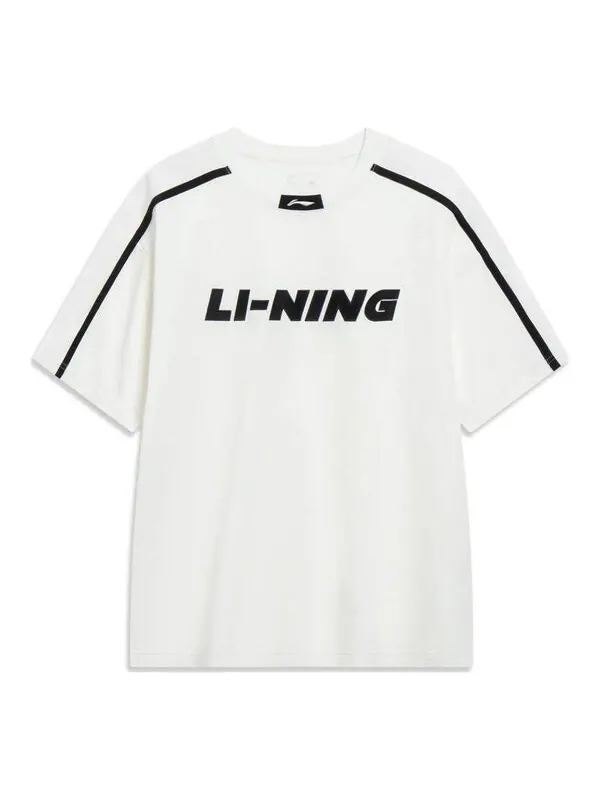 Футболка спортивная мода графическая футболка Li-Ning — изображение 1 из 2, белый/черный