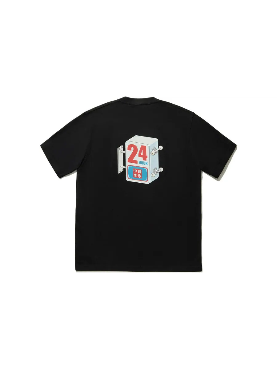 Футболка Li-Ning x Phil Hackett Graphic T-shirt 'Black' — изображение 2 из 2, черный