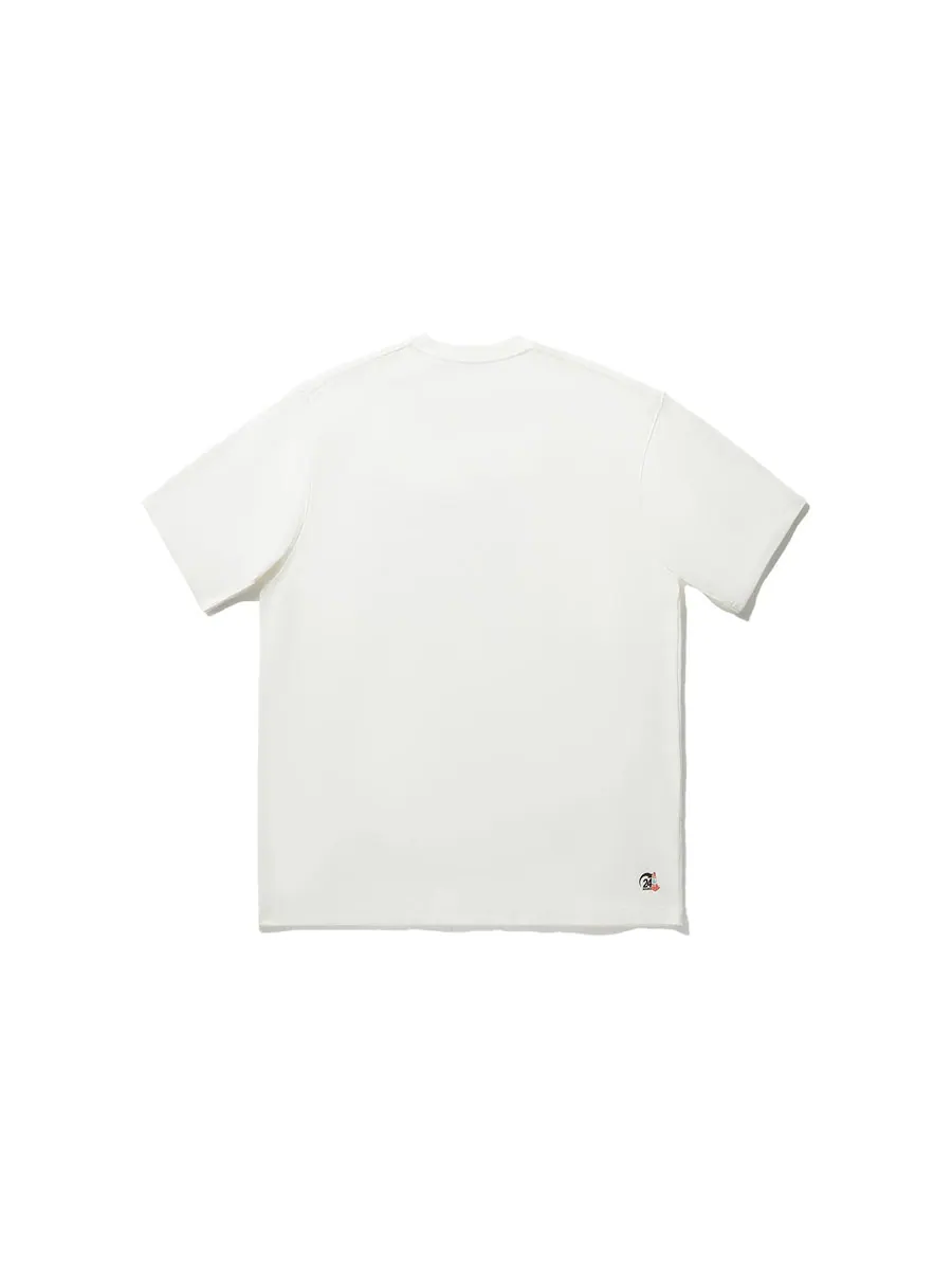 Футболка Li-Ning x Phil Hackett Graphic T-shirt 'Beige' — изображение 2 из 2, бежевый