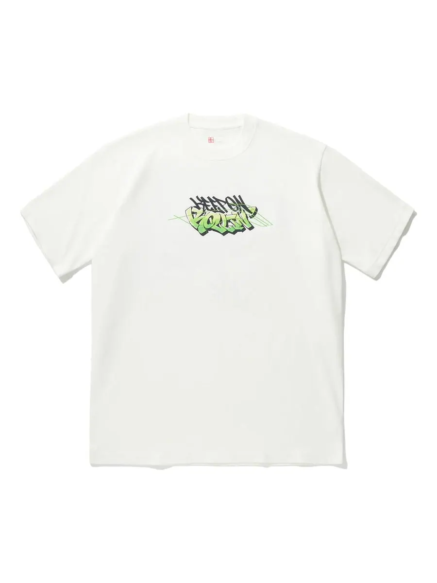 Футболка Li-Ning Keep On Rollin Graphic T-shirt 'White' — изображение 1 из 2, белый