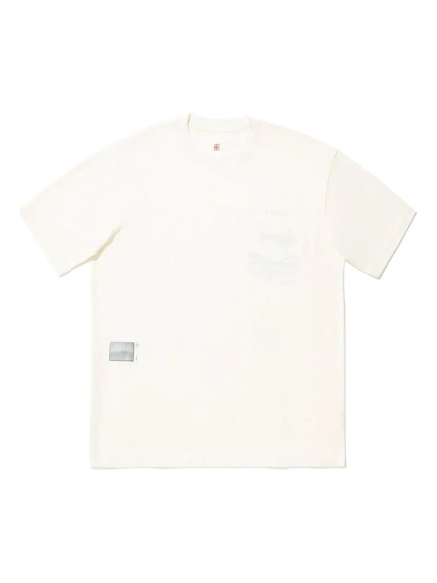 Футболка Li-Ning Reburn Graphic T-shirt 'Beige' — изображение 1 из 2, бежевый