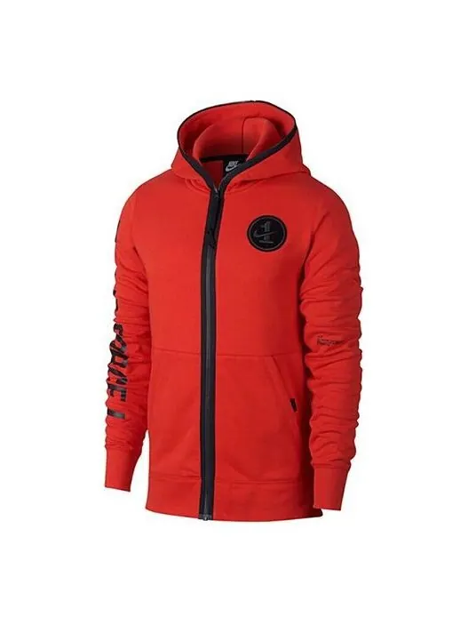 Куртка Men's Nike Air Force1 Hooded Jacket Red — изображение 1 из 4, красный