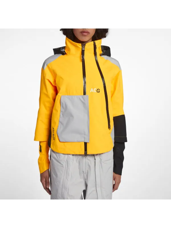 Куртка lab acg deploy gore-tex jacket for yellow Nike — изображение 3 из 4, желтый