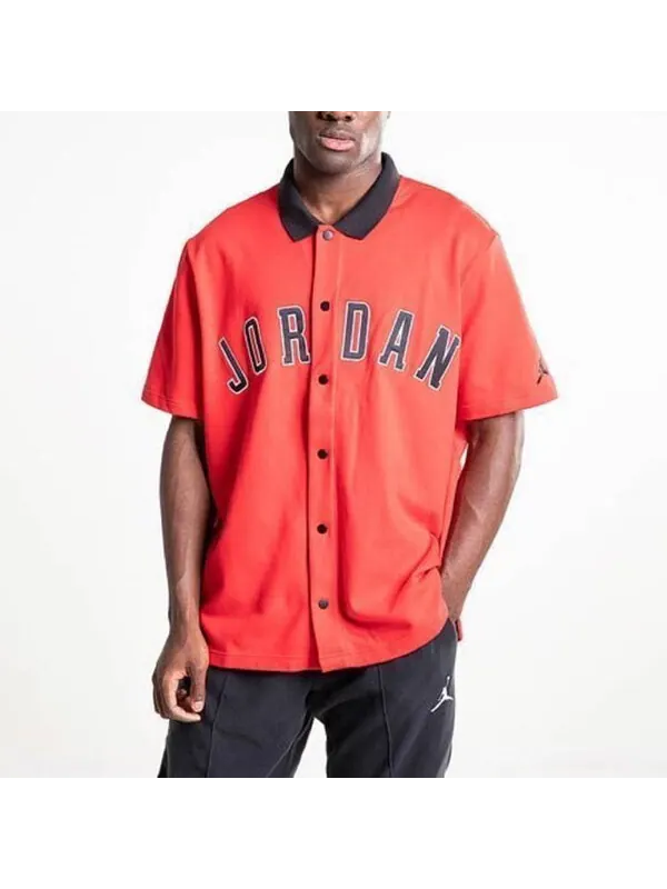 Футболка men's jordan dna distorted basketball sports short sleeve red t-shirt Nike — изображение 3 из 4, красный