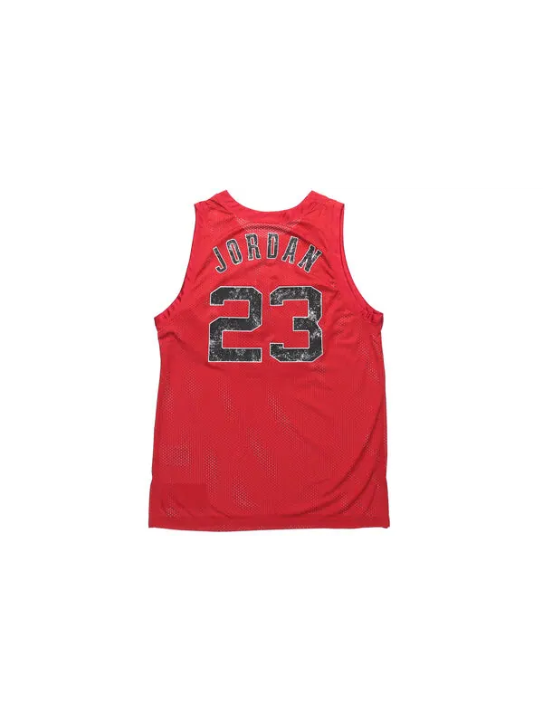 Майка Air Jordan DNA Distorted Flying Men's Basketball Mesh Training Vest — изображение 2 из 4, красный