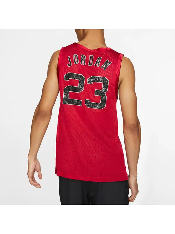 Майка Air Jordan DNA Distorted Flying Men's Basketball Mesh Training Vest — изображение 4 из 4, красный