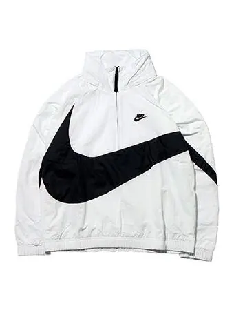 Куртка большая галочка anrk куртка белая полумолния большая Nike — изображение 1 из 1, белый